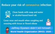 coronavirus,trivia,meme,epstein,prevention,sanitize // 453x280 // 142KB